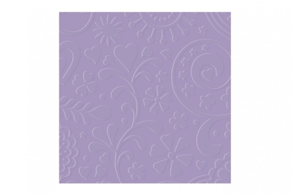 Embossing Folder - Retro Flowers