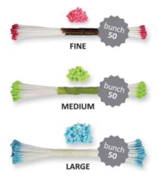 Flower Stamen - Pearl Ivory Large