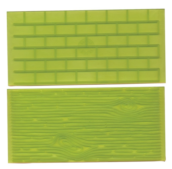 FMM Tree Bark and Brick Wall Impression Pads