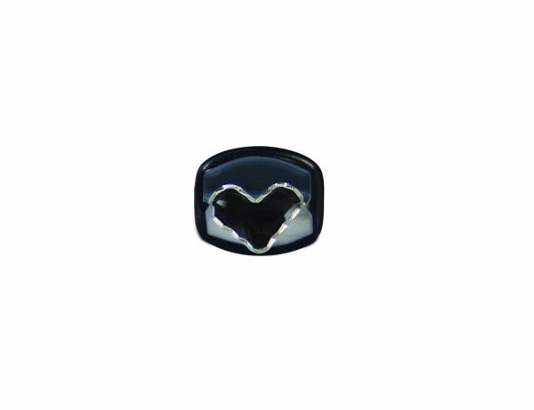 Heart Shape Crimper 13mm Serrated Edge