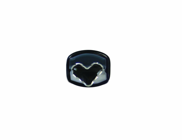 Crimper Heart Shape 13mm Serrated Edge