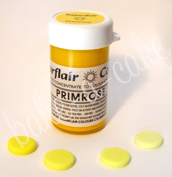 Tartranil Concentrated Paste Colour - Primrose - E171 Free
