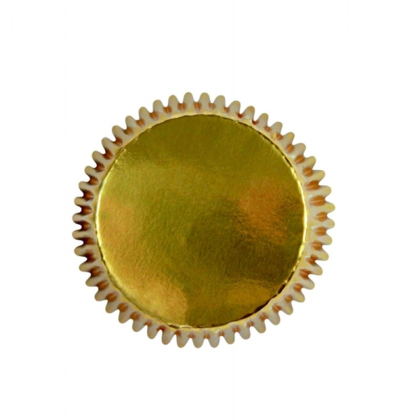 Mini Baking Cases - Gold
