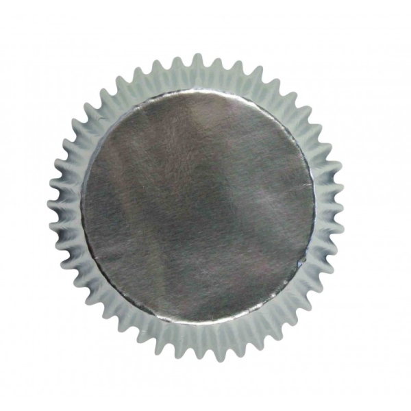 Mini Baking Cases - Silver