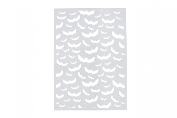 Mini Cake Stencil Bats