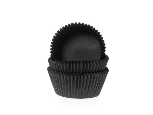 Mini Cupcake Cases - Black