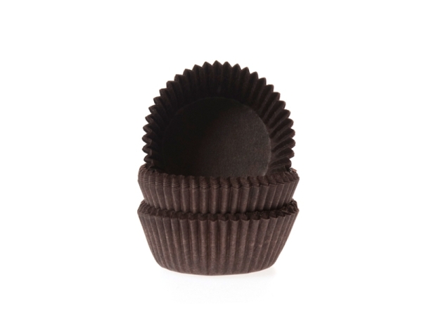 Mini Cupcake Cases - Brown