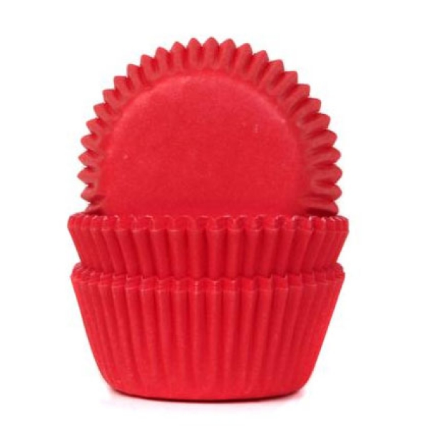 Mini Cupcake Backförmchen - Rot