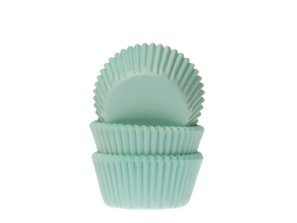 Mini Cupcake Cases - Mint Green