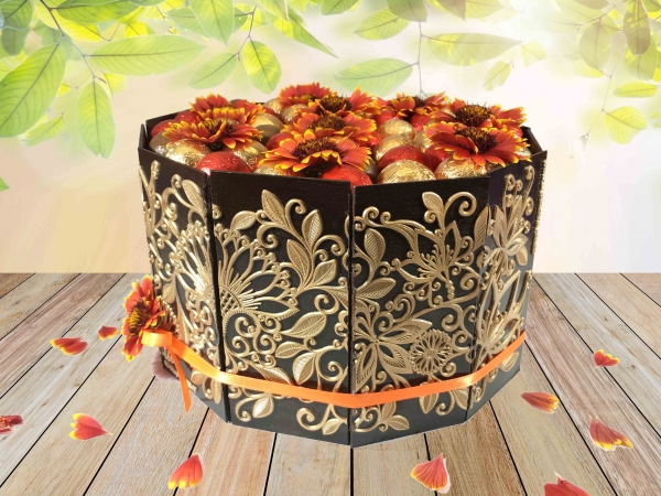 Silicone Mat CakeArt Gold Collection - Mystic Thistle