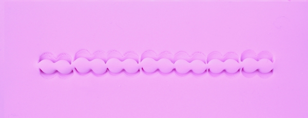 Open Scallop Crimper 19mm Plain Edge