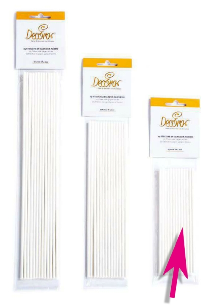 Ofenfeste Papiersticks - 15cm