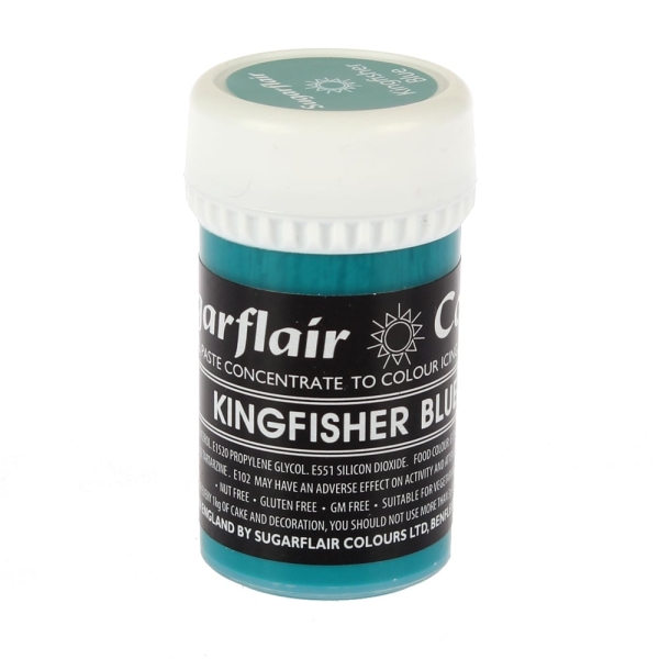 Konzentrierte Pastell Gelfarbe - Kingfisher Blue - enthält E171