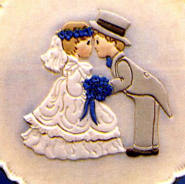 Patchwork Cutters Braut & Bräutigam (Spiegelverkehrt)