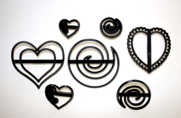 Patchwork Cutters Swirls & Hearts