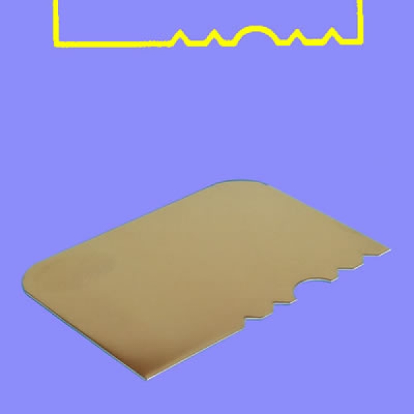 Musterspachtel aus rostfreiem Stahl