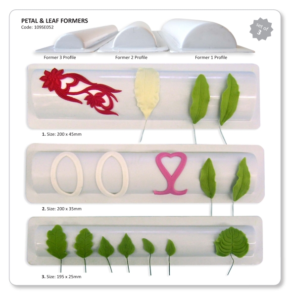 Petal & Leaf Former Set of 3