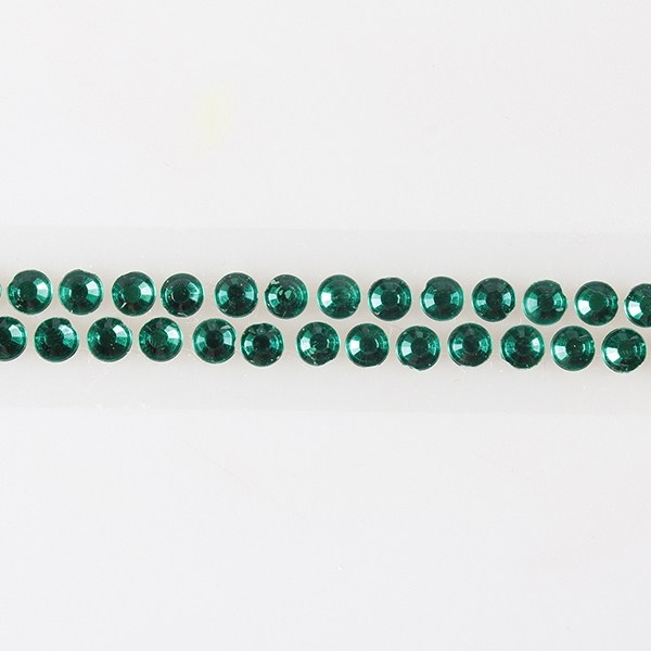 Rhinestone Cake Band - Green