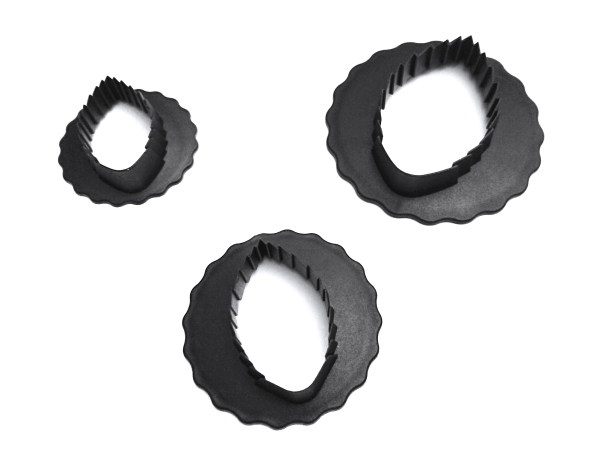Rose Leaf Cutters - Set of 3