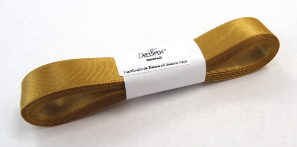 Satin Ribbon Gold - 15mm x 5m