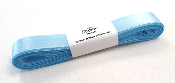 Satinband Himmelblau - 15mm x 5m