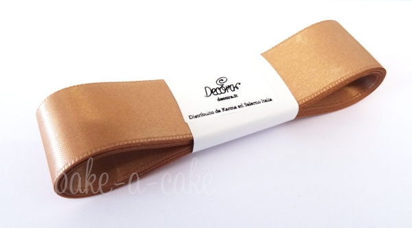 Satin Ribbon Dove Gray - 25mm x 3m