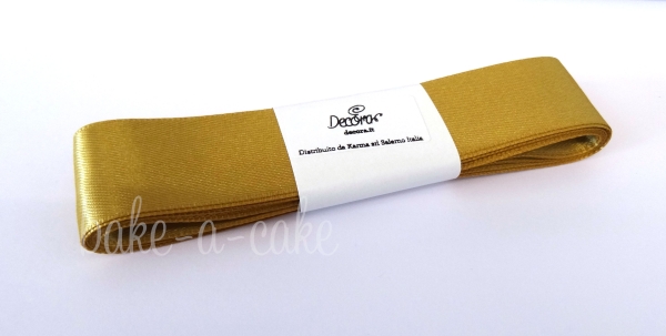 Satin Ribbon Gold - 25mm x 3m