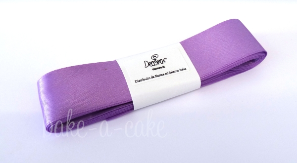 Satin Ribbon Lilac - 25mm x 3m