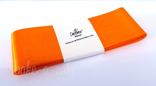 Satinband Orange - 40mm x 3m