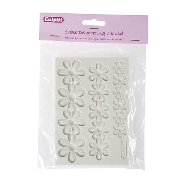 Silicone Mold Daisy Border