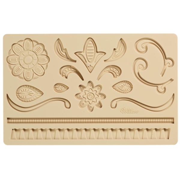 Silicone Mold Lace Design