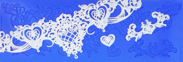 Silicone Mat CakeArt Gold Collection - Heart & Soul