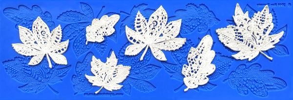 Silicone Mat CakeArt Gold Collection - Lacy Leaves
