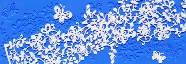 Silicone Mat CakeArt Gold Collection - Midnight Garden