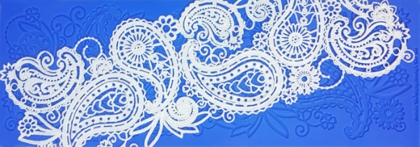 Silicone Mat CakeArt Gold Collection - Paisley Teardrop