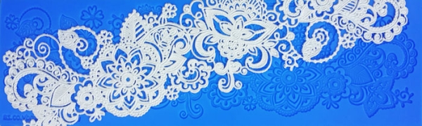 Silicone Mat CakeArt Platinum Collection - Urban Henna