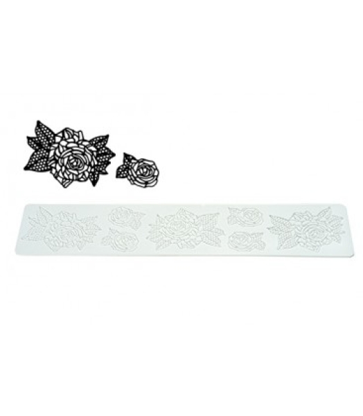 Silicone Mat Tricot Decor - ROSES