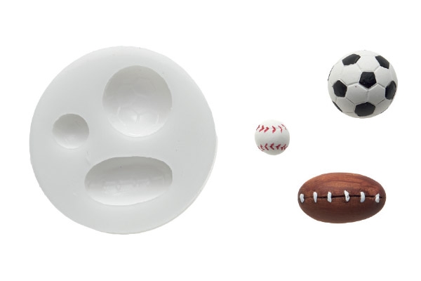 Silicone Mould - 3 Balls