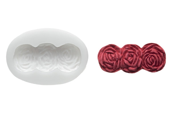 Silicone Mould - 3 Roses