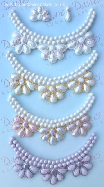 Silicone Mould - Art Deco Jewels and Pearls