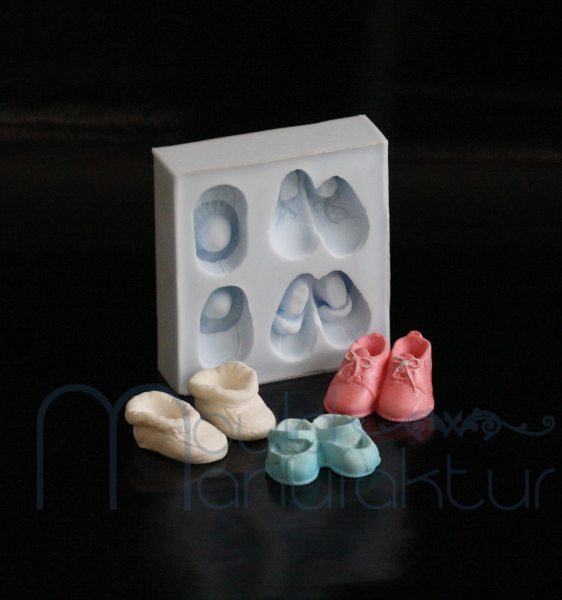 Silicone Mould - Baby Shoe