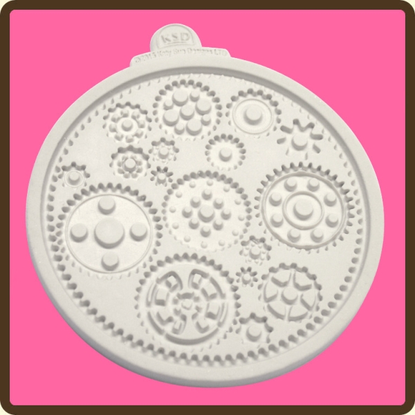Silicone Mould - Cogs & Wheels