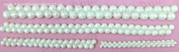 Silikonform - Doppelte Perlenkette