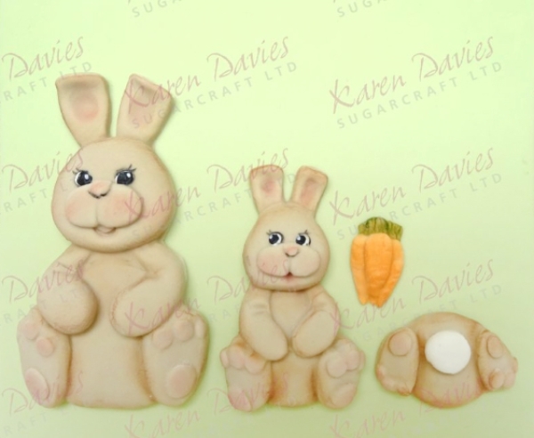 Silicone Mould - Easter Bunnies