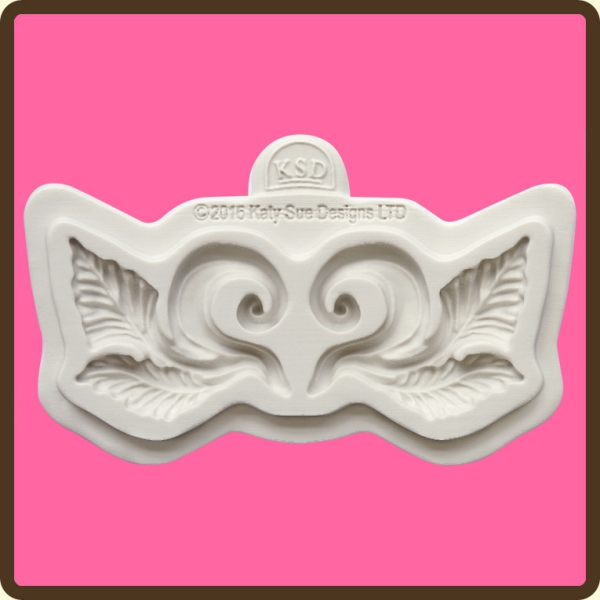 Silicone Mould - Leaf Swirl