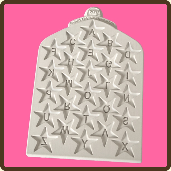 Silikonform - Sternen ABC...