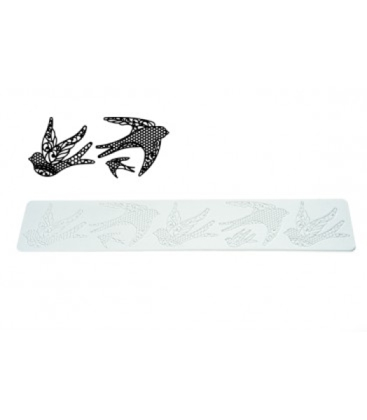 Silikon Matte Tricot Decor - BIRDS