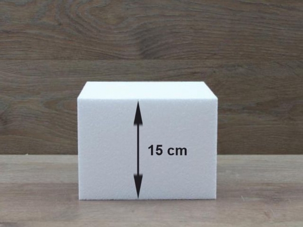 Cake Dummy Square - 15cm High / 15cm x 15cm