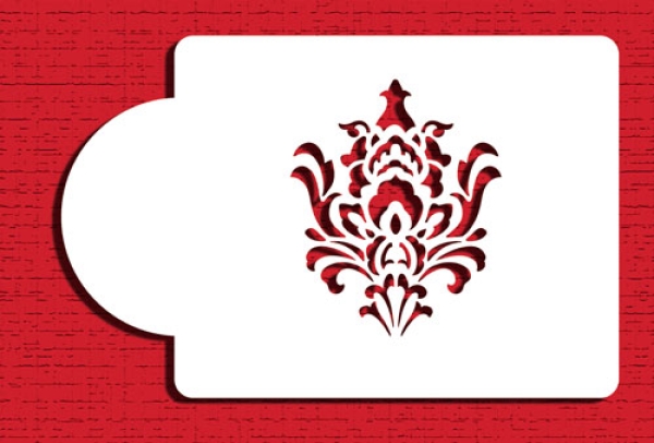 Stencil - Filigree Damask No. 2