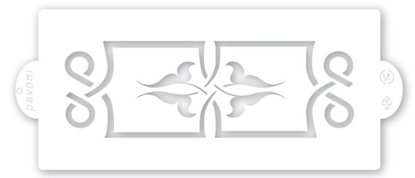 Stencil 02 Transparent 125mm x 260mm